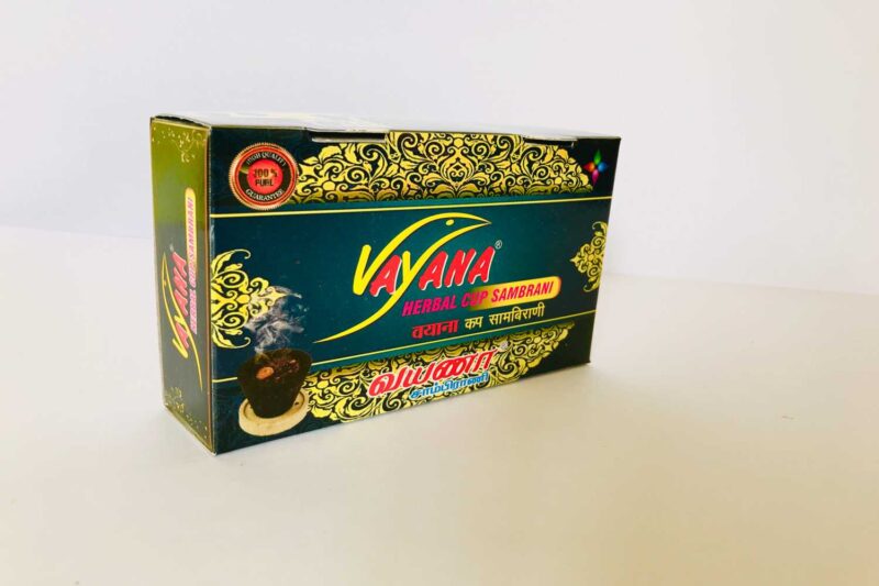 VAYANA HERBAL CUP SAMBRANI (SMALL) - Image 2