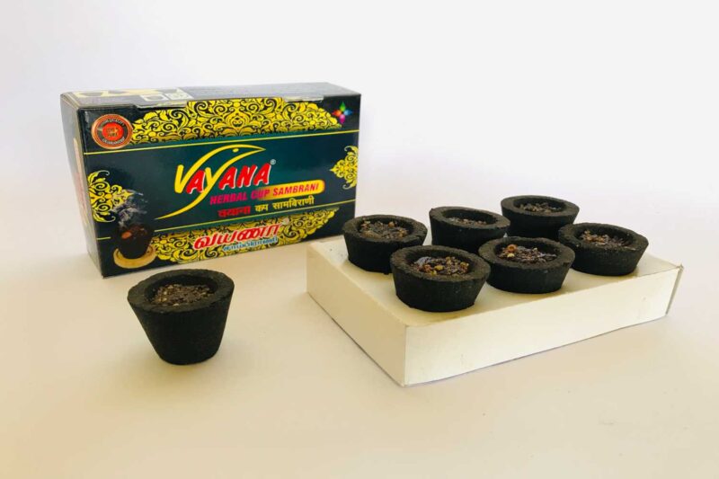 VAYANA HERBAL CUP SAMBRANI (SMALL)