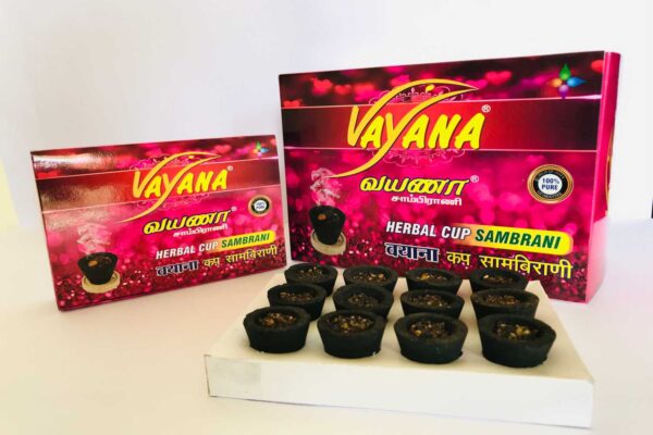 VAYANA HERBAL CUP SAMBRANI (LARGE) - 6 BOXES - Image 2